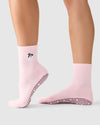 Crew Grip Socks - Sweet Ghost Pink — product view