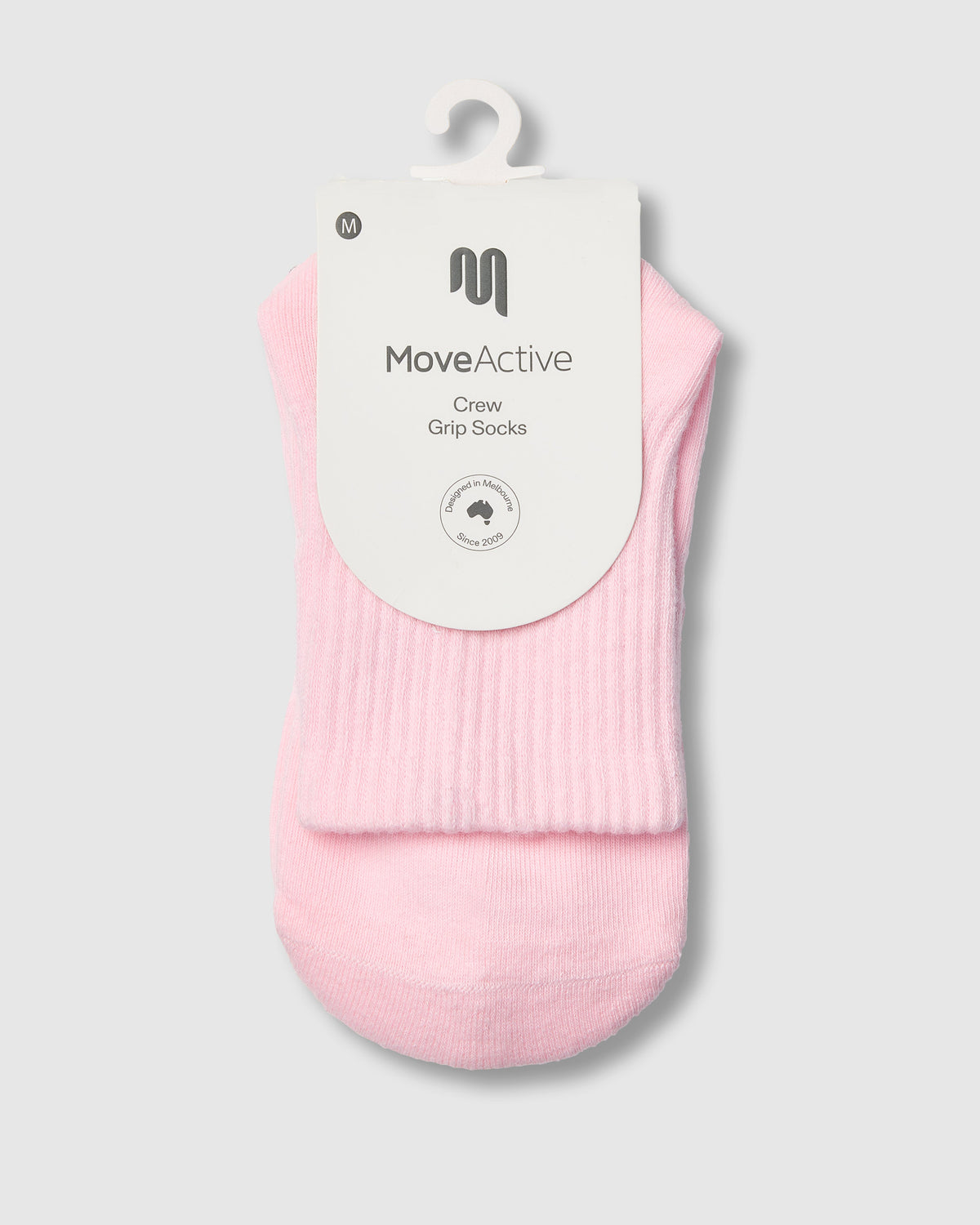 Crew Grip Socks - Sweet Ghost Pink — detail view 5