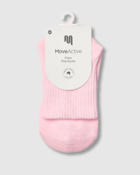 Crew Grip Socks - Sweet Ghost Pink — detail view 5
