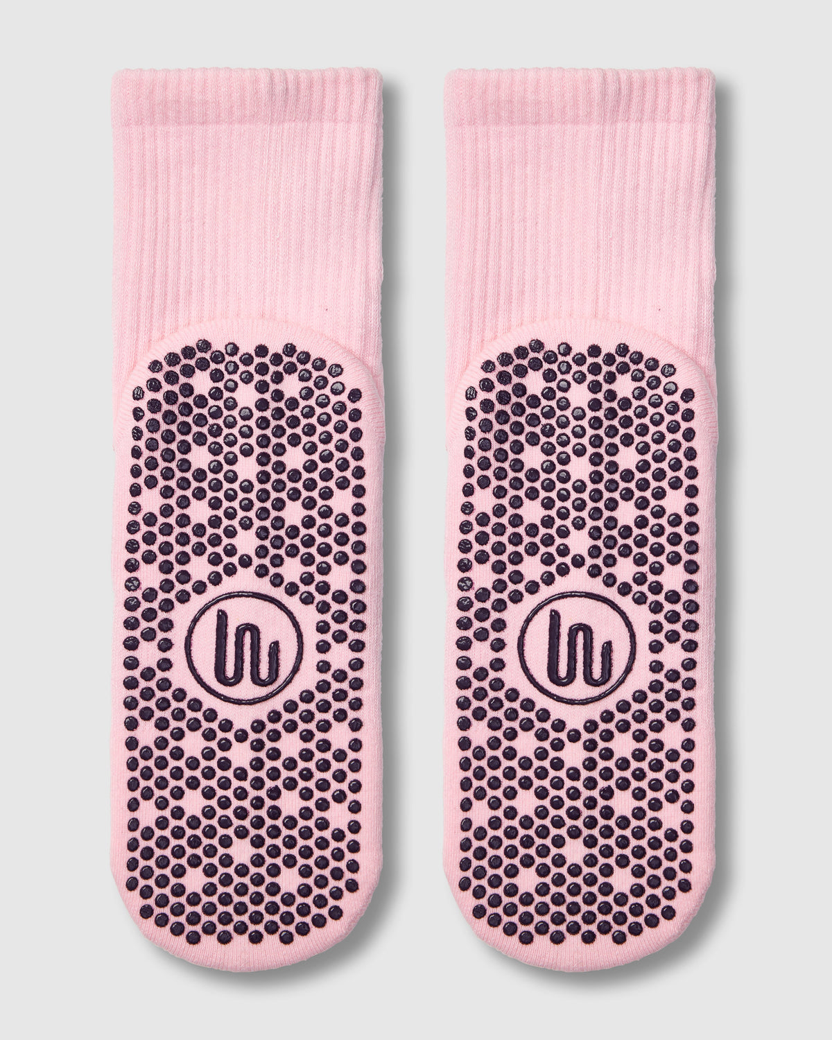 Crew Grip Socks - Sweet Ghost Pink — detail view 6