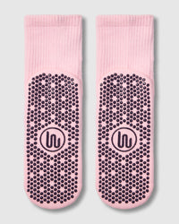 Crew Grip Socks - Sweet Ghost Pink — detail view 6