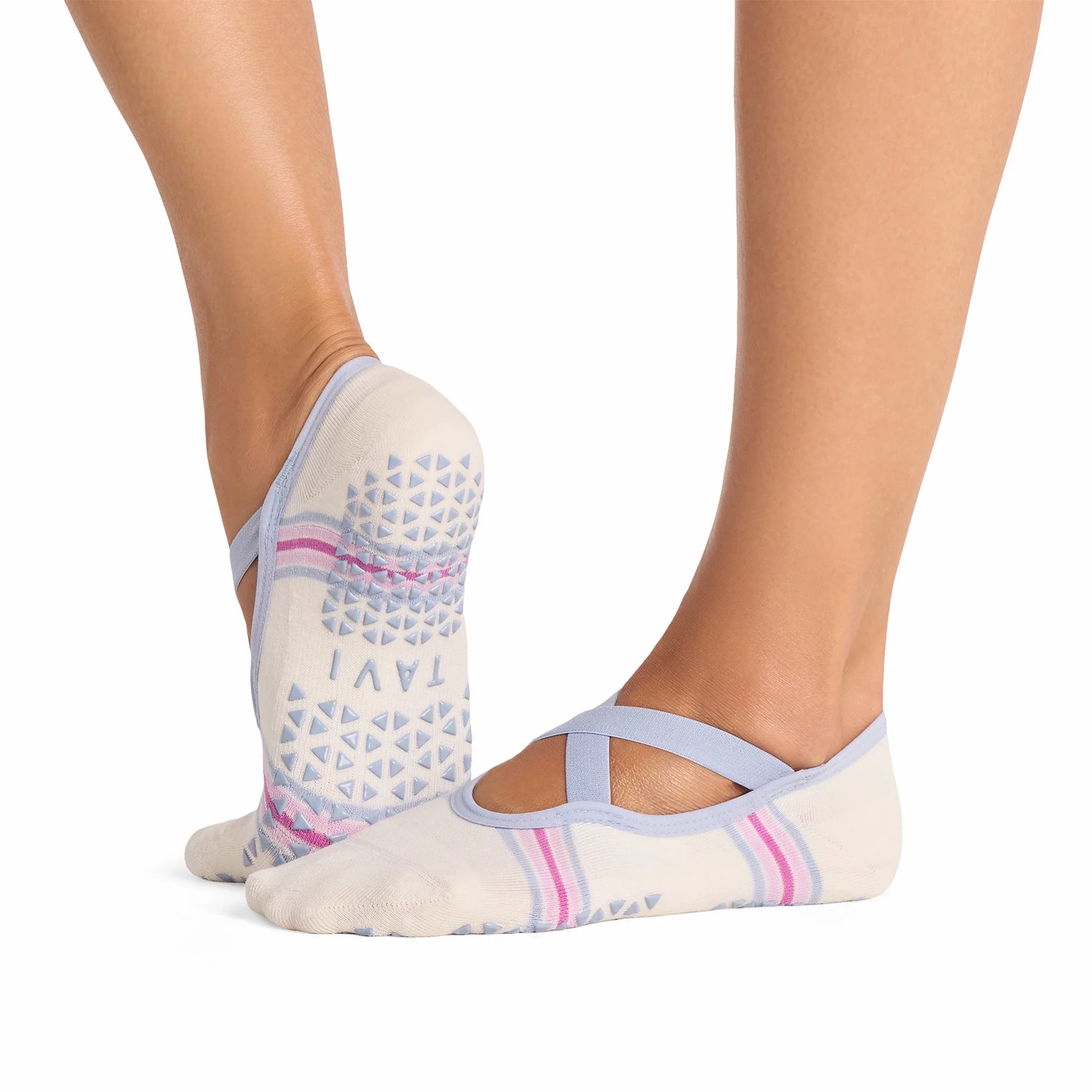 Chloe Grip Socks - Coconut Sky Spell