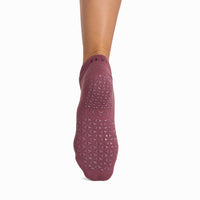 TAVI Savvy Tec grip socks – Bordeaux in Bordeaux - detail view 3