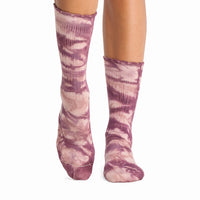 TAVI Kai Scallop grip socks – Harvest Tie Dye in Harvest Tie Dye - detail view 2