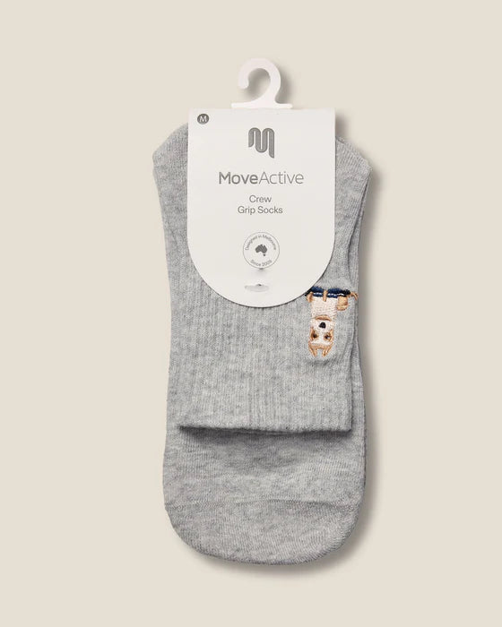 Terrier Grip Socks – Grey Marle