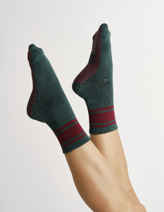 The Crew Stripe Grip Sock