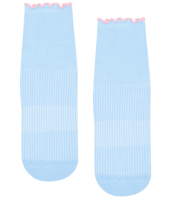 Vintage Blue Crew (light pink accents)