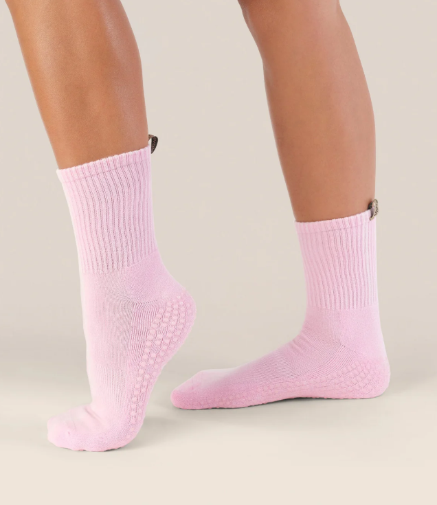 Vintage Cool Rib Crew Grip Sock