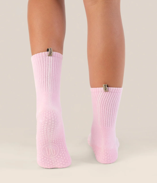 Vintage Cool Rib Crew Grip Sock