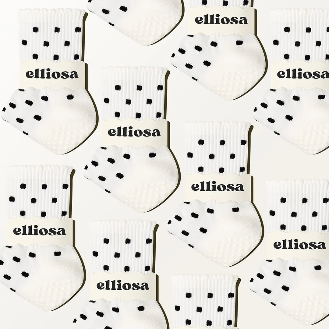 Dual-Direction™ Grip – Vanilla Polka Dots
