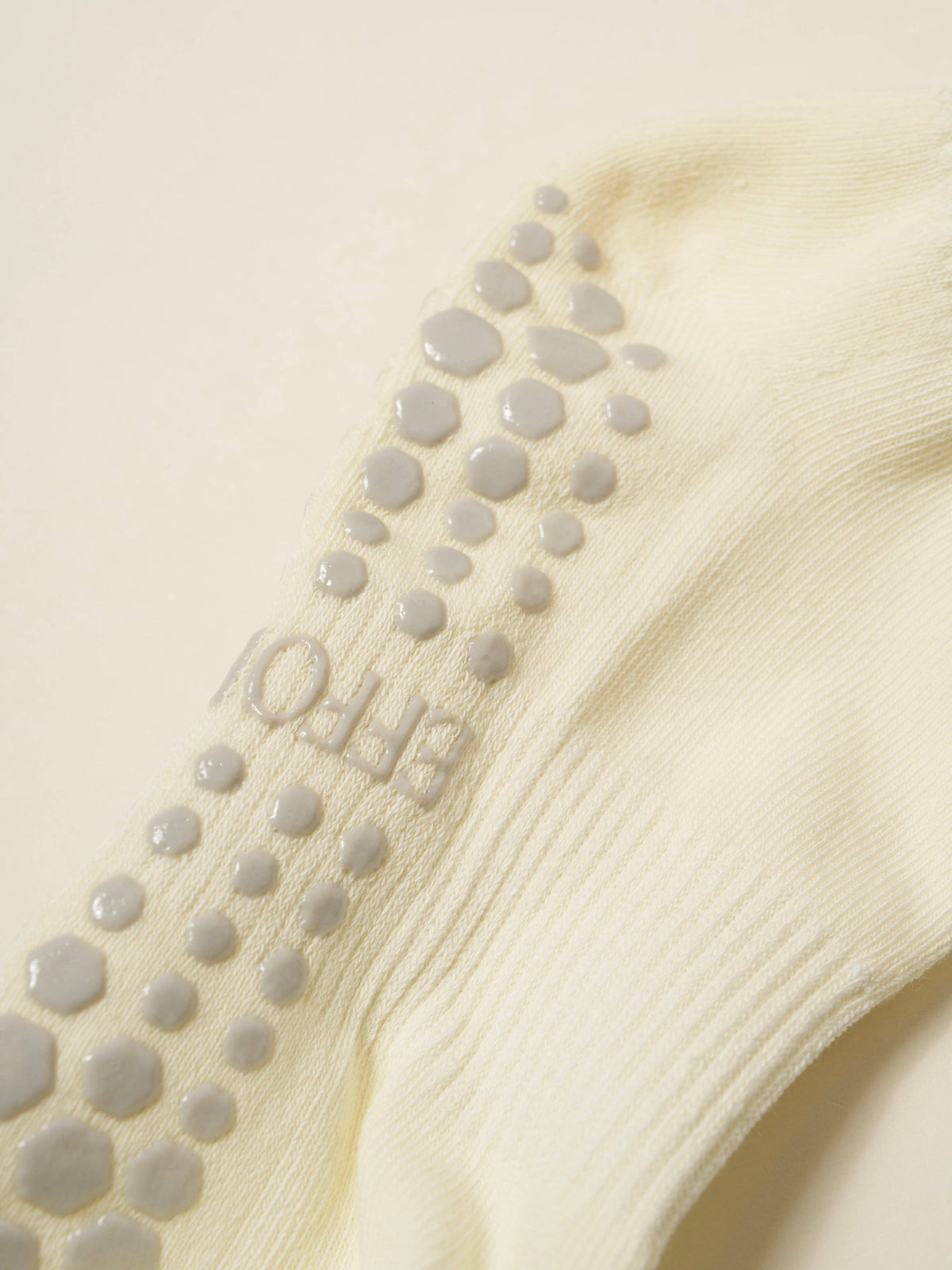 🌼 Cropped Crew Grip Sock – Mini Flower