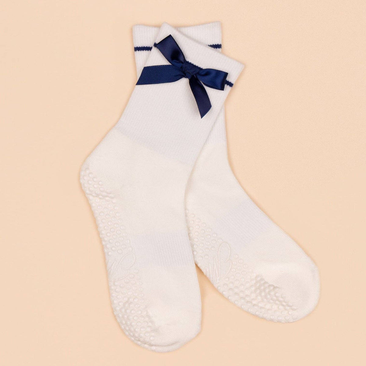 Maison Joie Signature Grip Sock - Navy