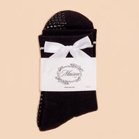 Maison Joie Signature Grip Socks – Black