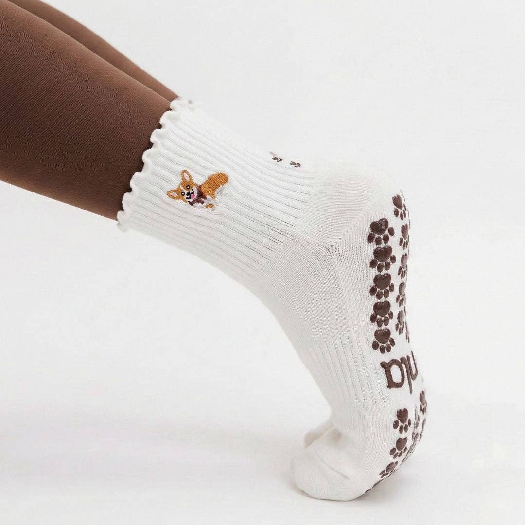 🐶 Corgi Grip Sock