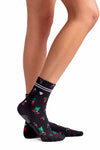 Classic Women's Crew Grip Sock - Strawberry
