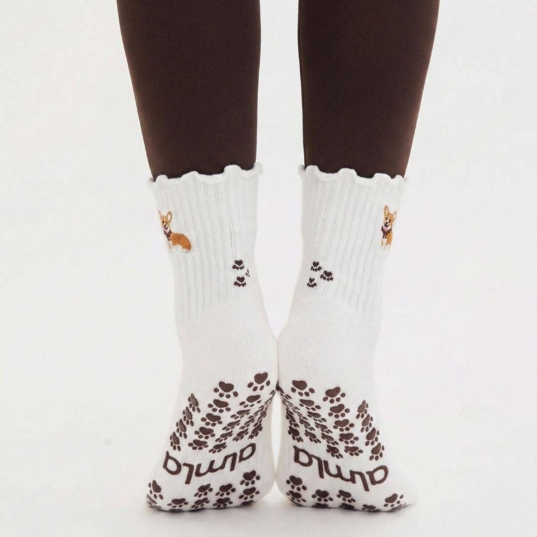 🐶 Corgi Grip Sock