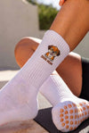 Dog Mom Pilates Barre Grip Socks
