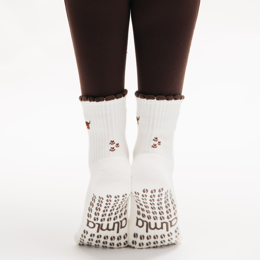 Weenies & Espresso Martinis Grip Socks