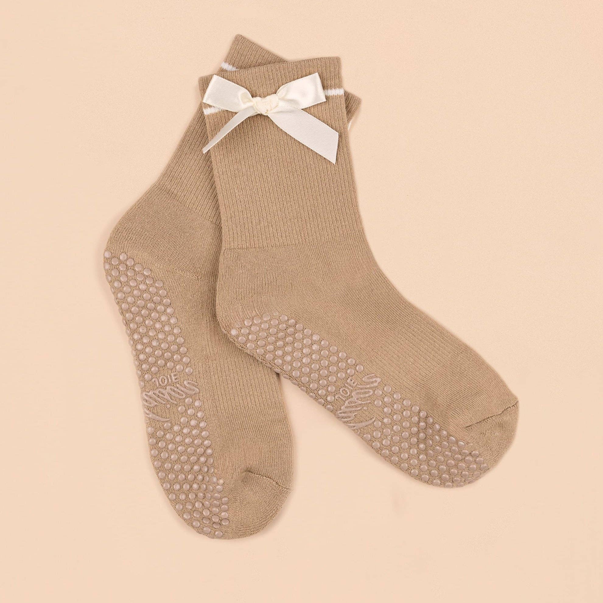 The Signature Grip Sock - Tan
