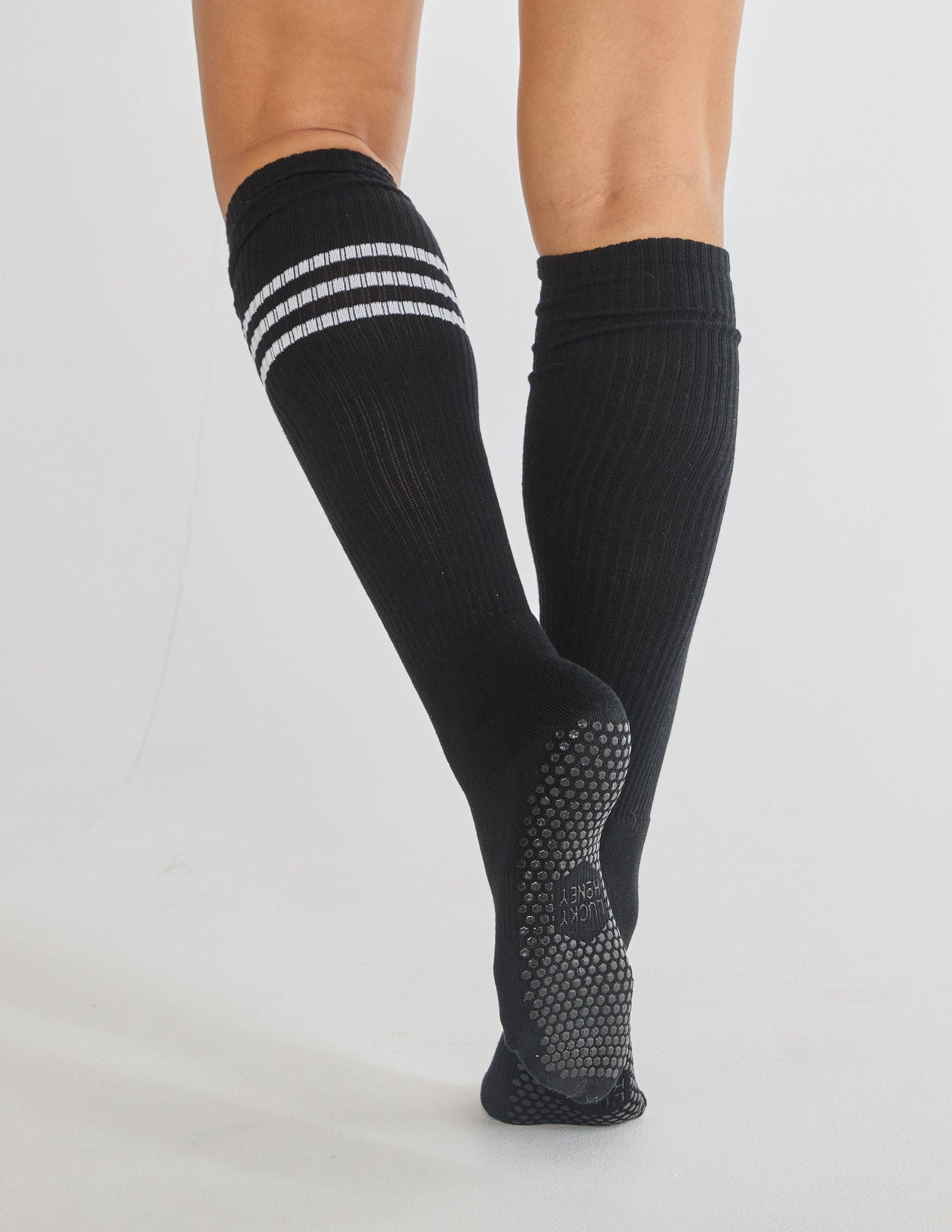 The Mismatched Knee High Grip Sock