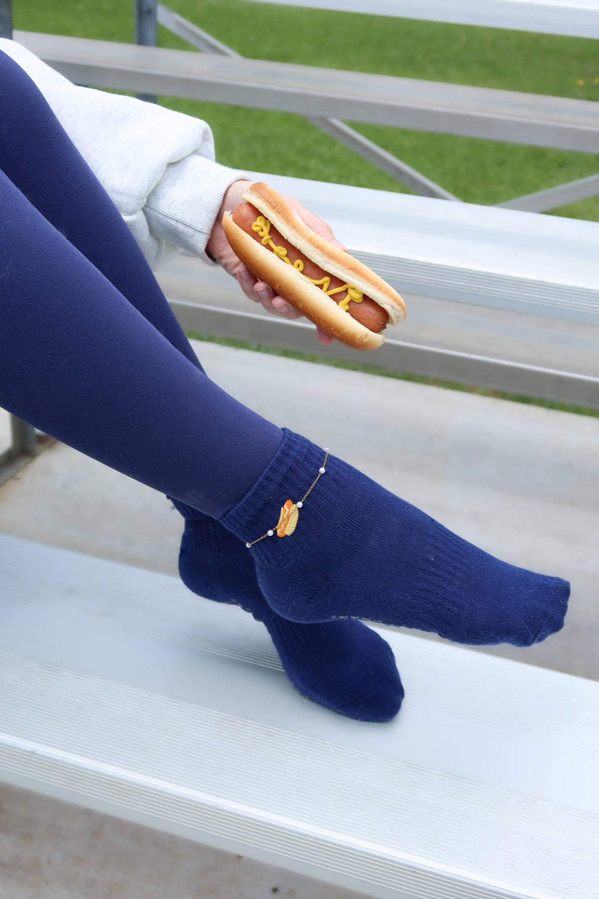 Ballpark Classic Hotdog Grip Sock