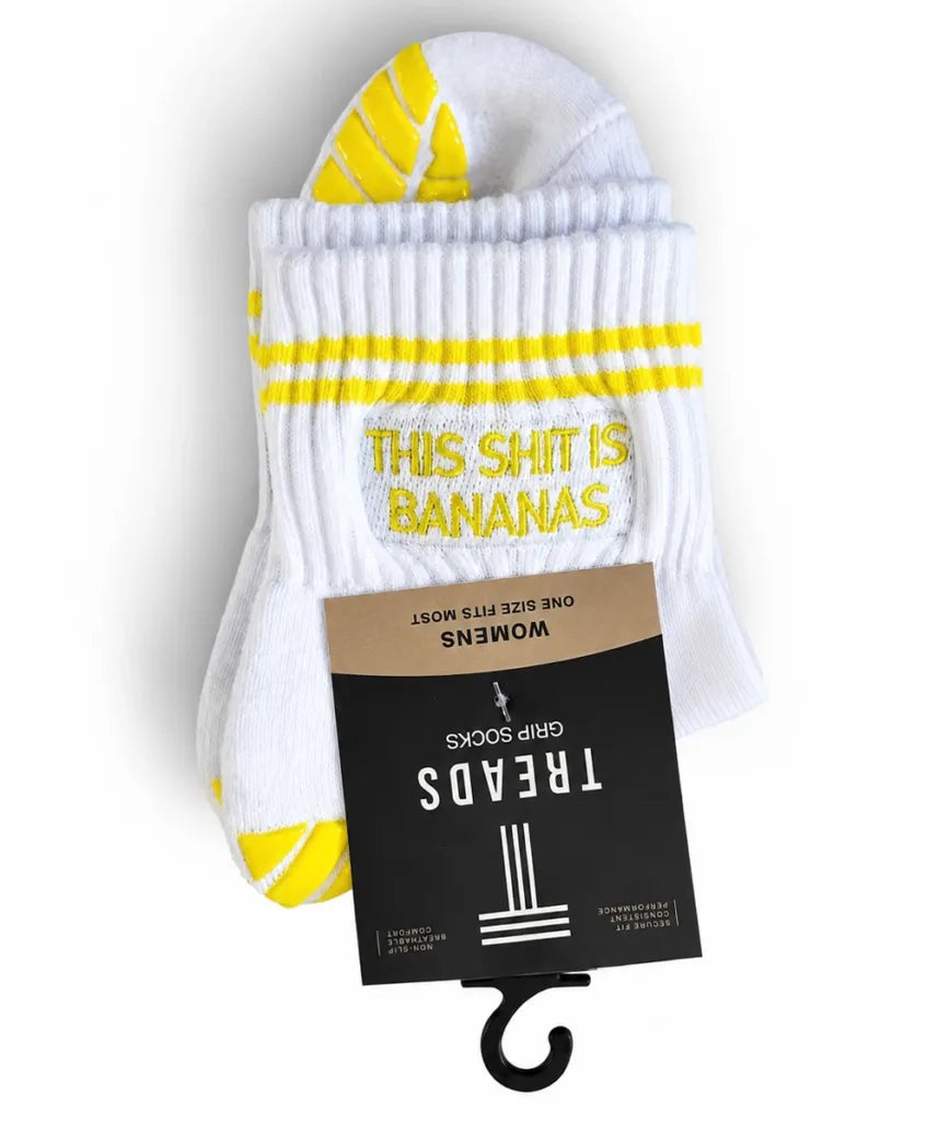B-A-N-A-N-A-S Grip Socks