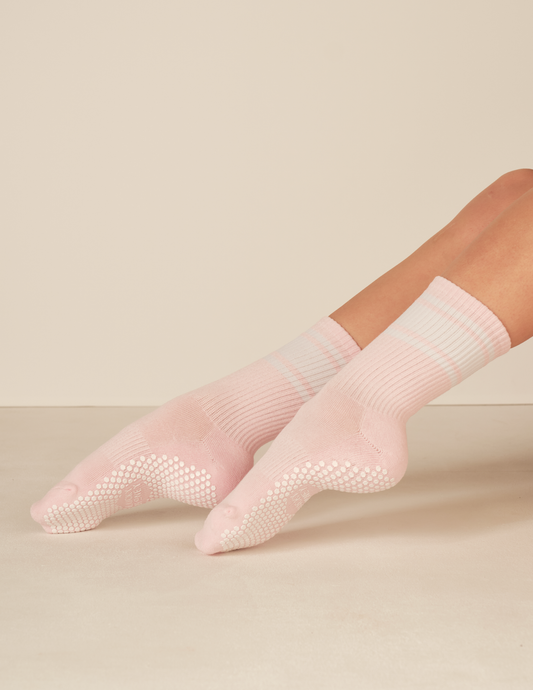 The Crew Grip Sock - Pop Pink