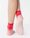 Cameron Ankle Grip Sock - Pink
