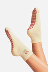 Cropped Crew Grip Socks – Butter Yellow