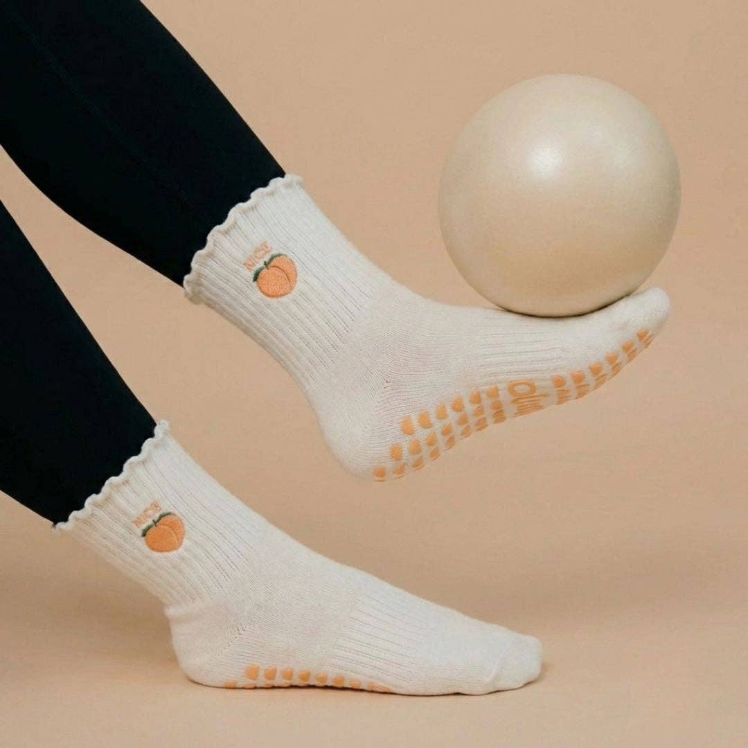 🍑 Nice Peach Grip Sock