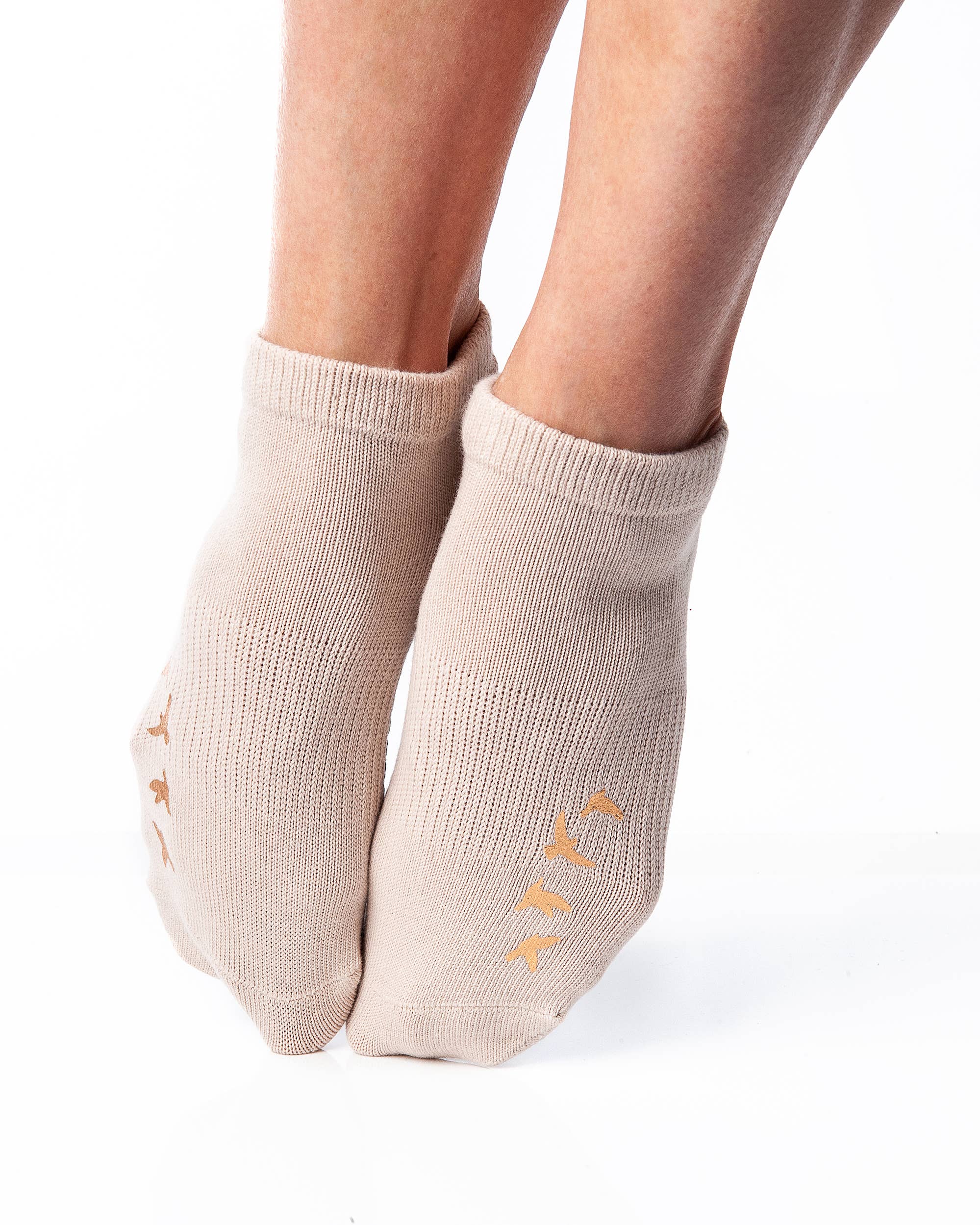 Birdie Grip Sock (Tan)
