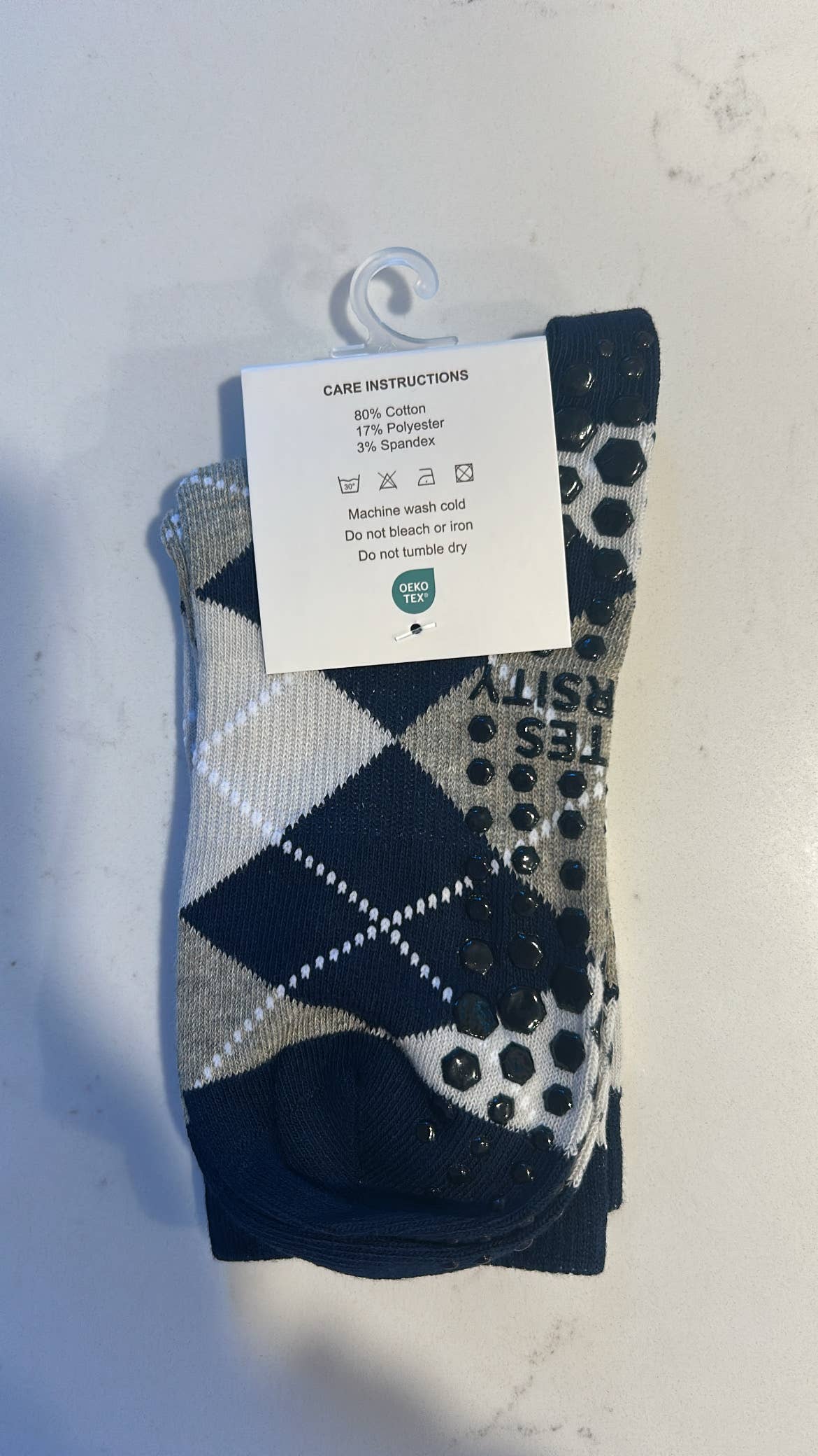THE ARGYLE grip socks by Pilates University 1883 — product image 4