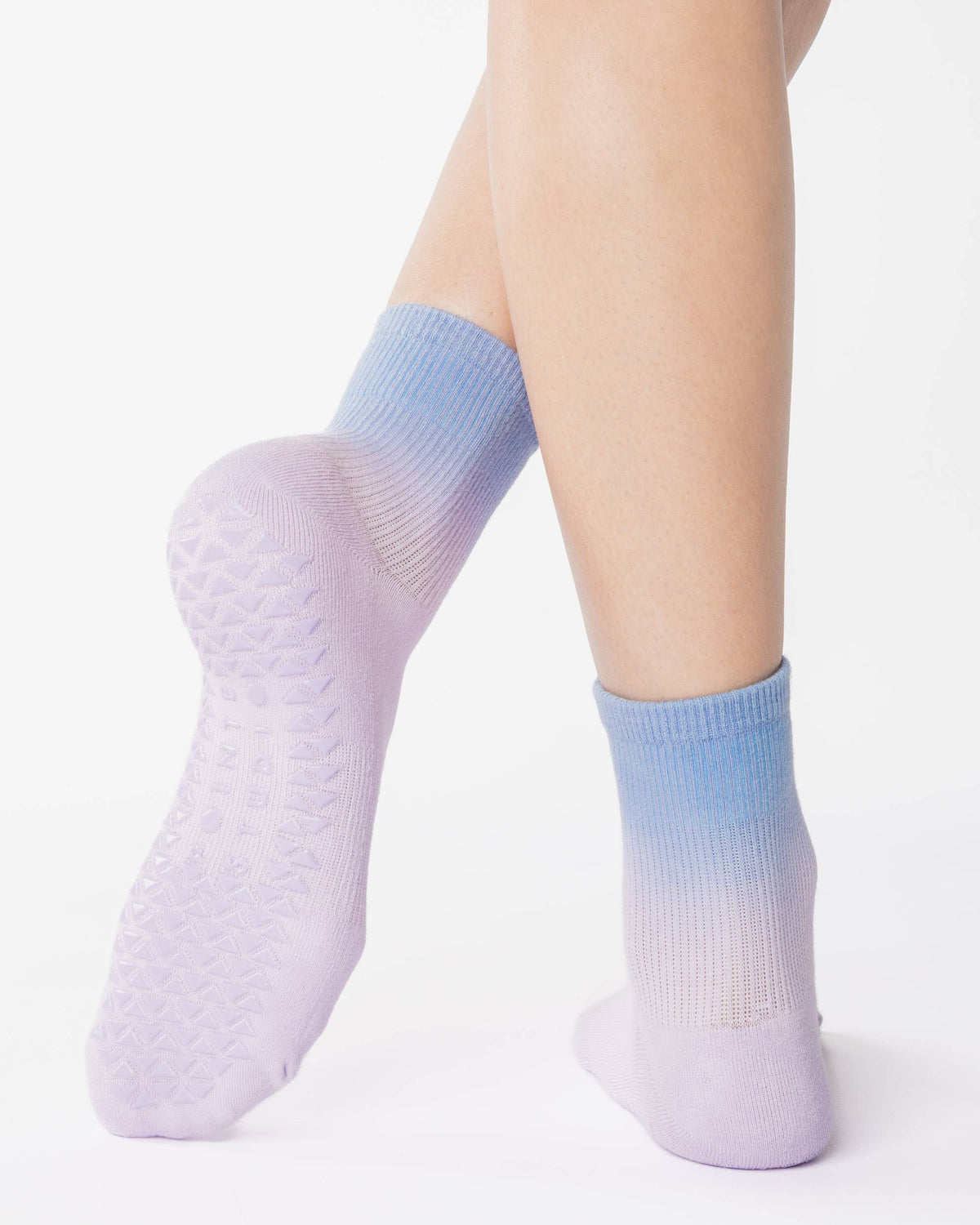 Cameron Ankle Grip Sock - Chambray