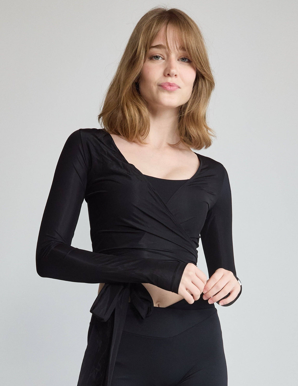 The Ballet Mesh Wrap - Black