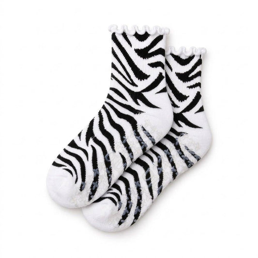 Zebra Grip Socks