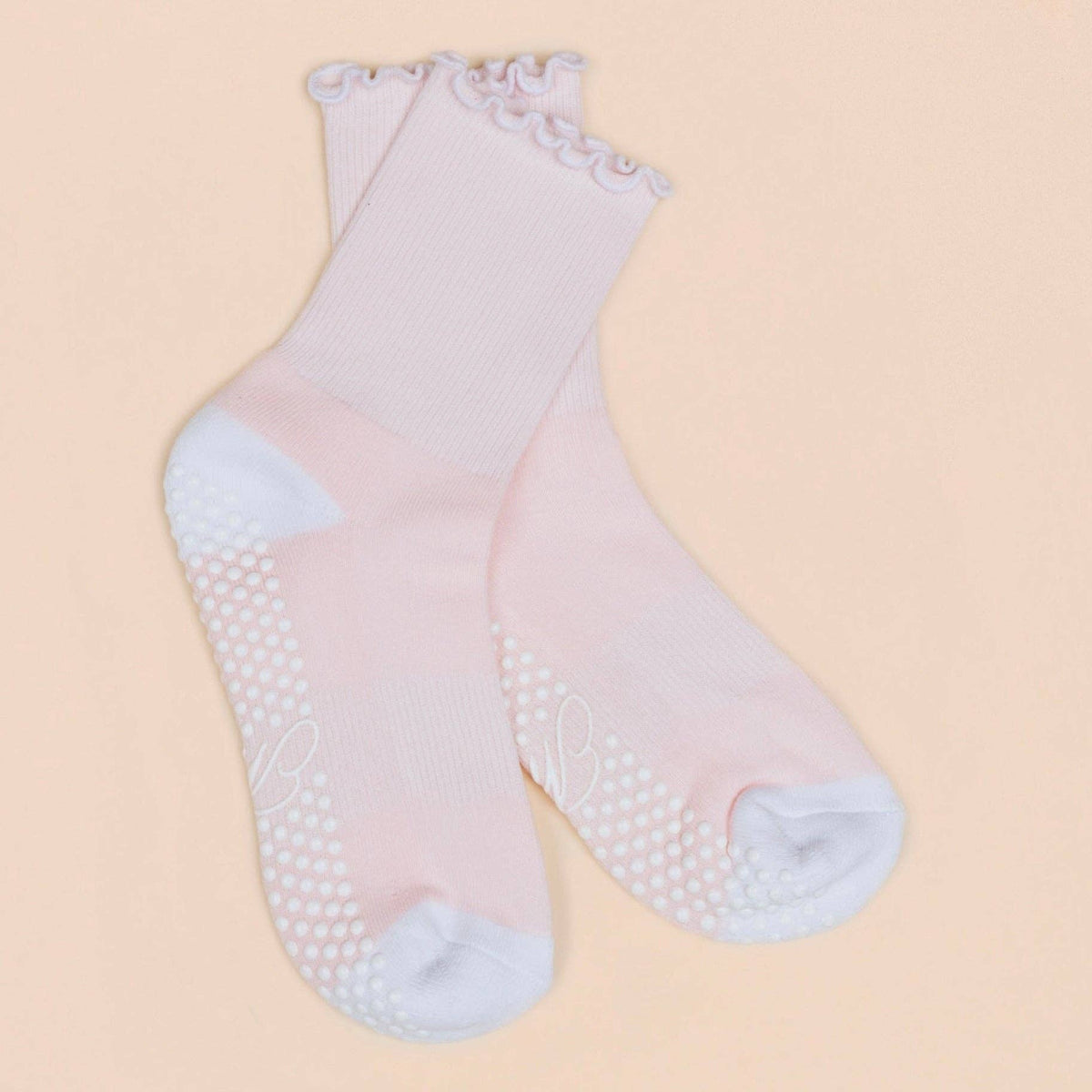Maison Joie Standard Grip Socks – Pale Pink