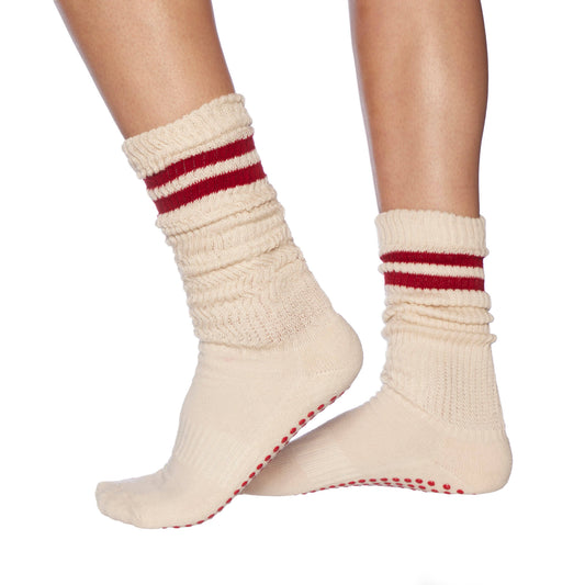 Red Cloud Grip Socks