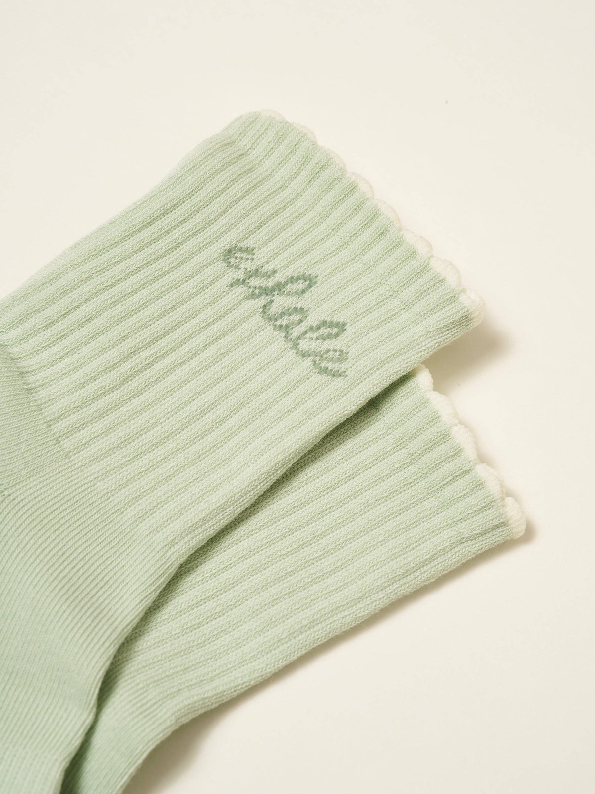 🧘‍♀️ Inhale Exhale Grip Sock – Mint Green