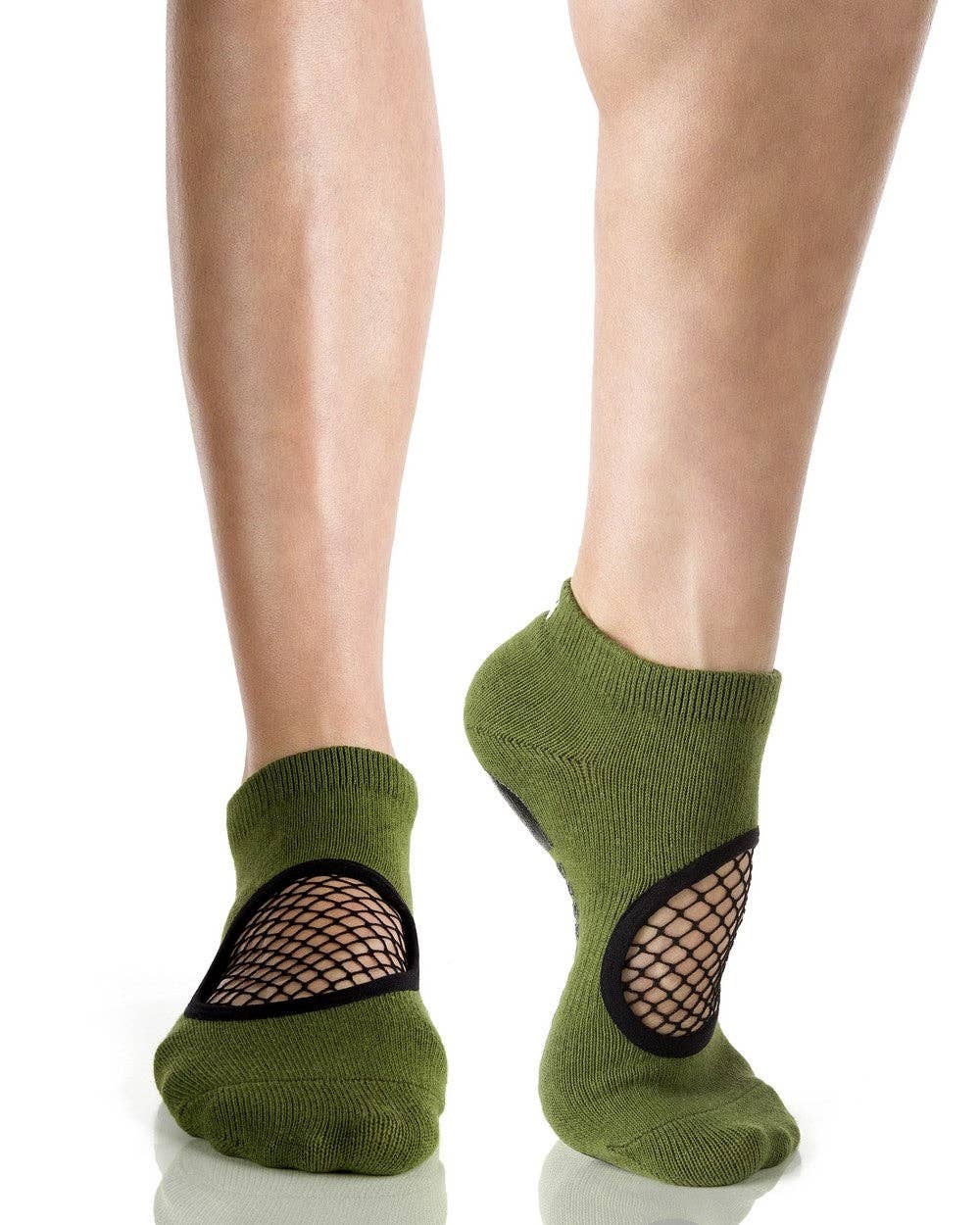 Phish Net Grip Sock – Mesh Panel Sock with Studio Grip
