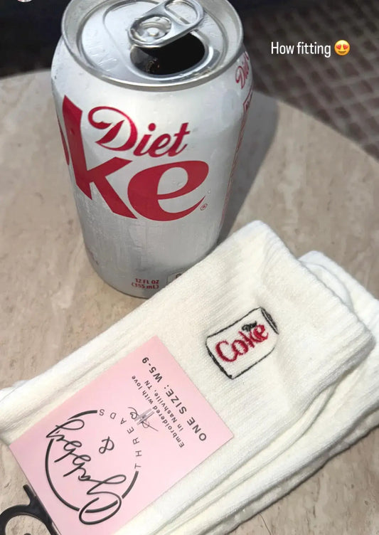 Diet Coke Crew Grip Socks