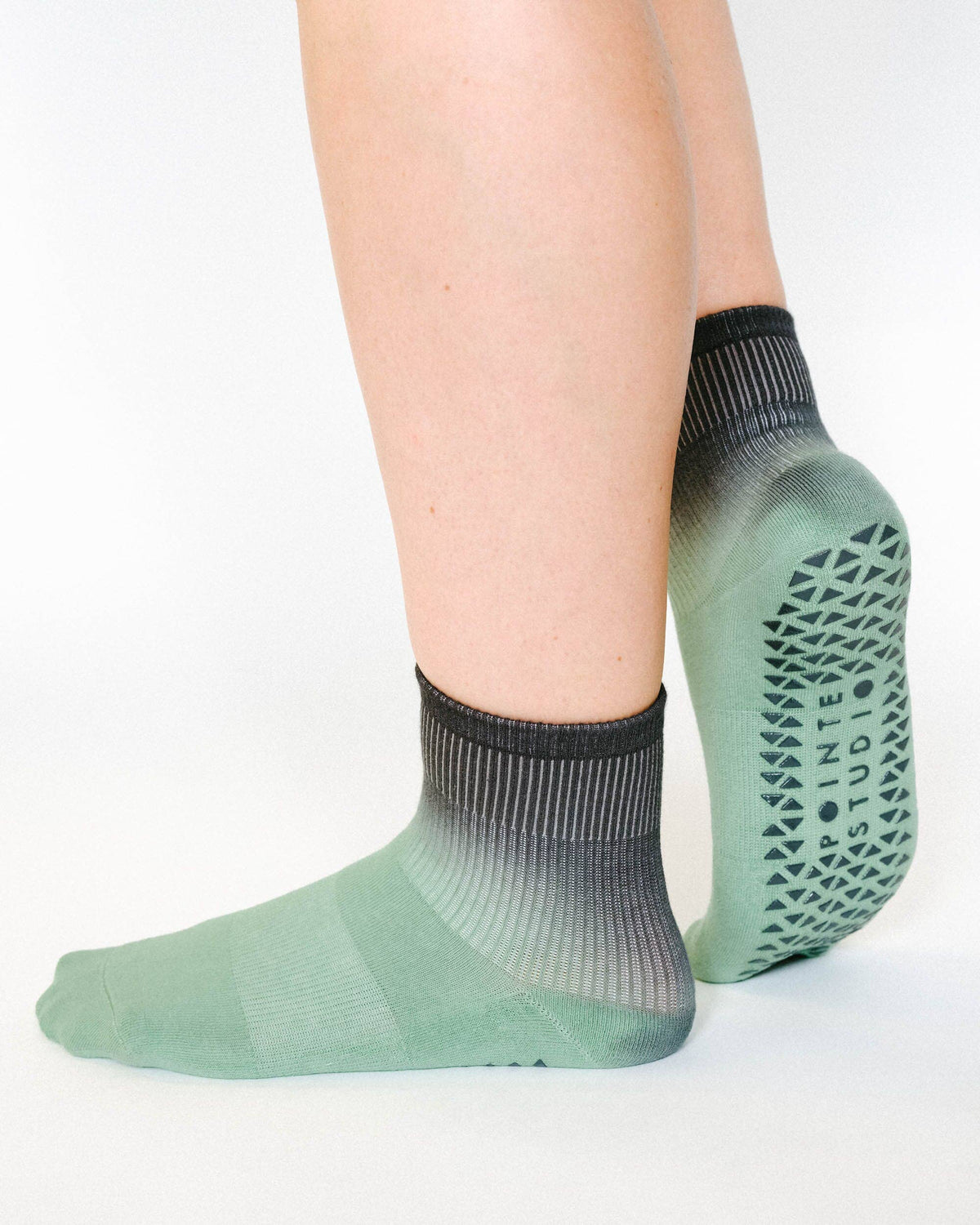Cameron Ankle Grip Sock | Sage