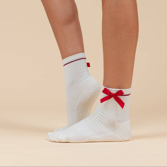 The Signature Grip Socks – Red