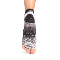 ToeSox Half Toe Low Rise Coconut Stripe grip sole and fit