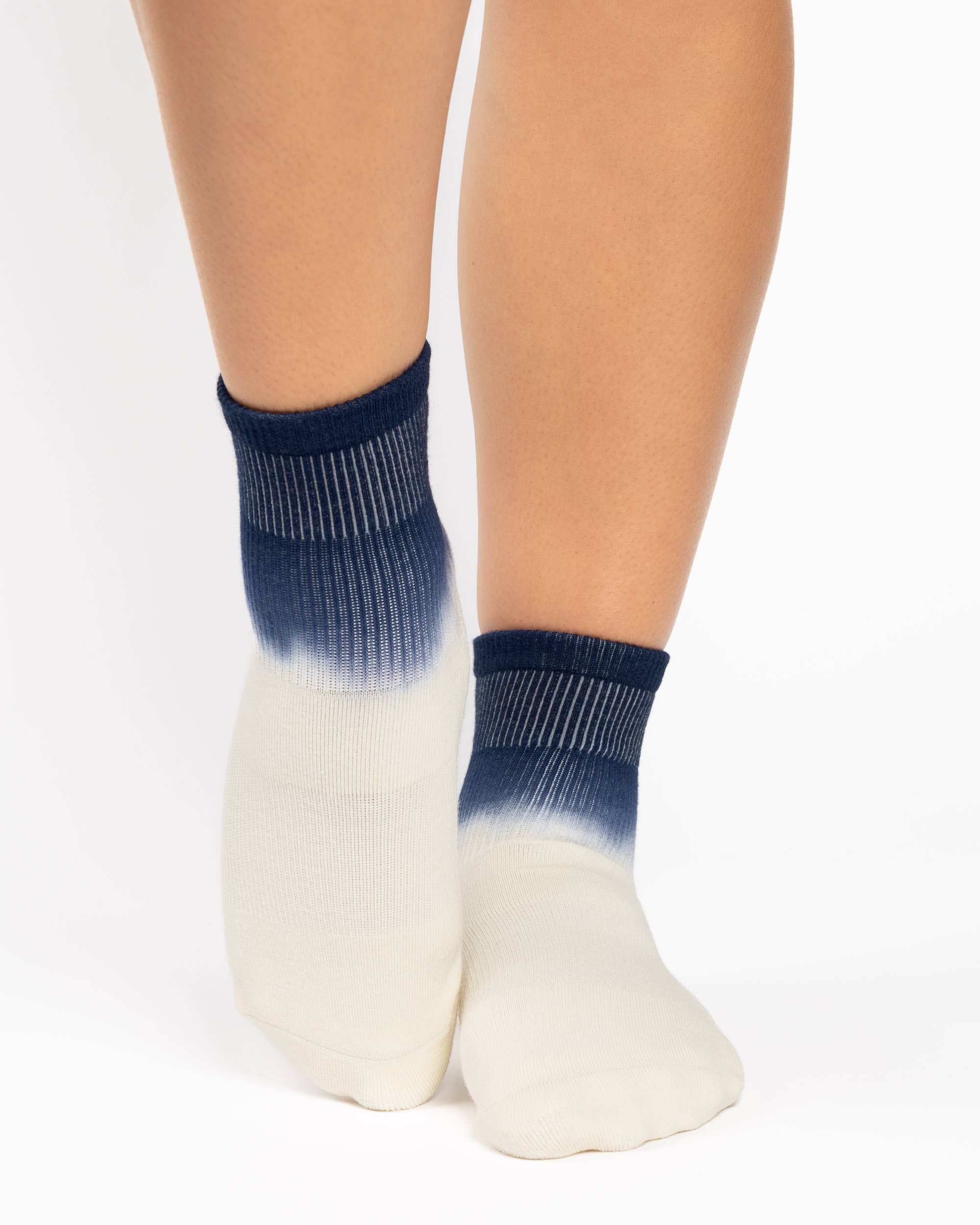 Cameron Ankle Grip Sock - Blue Ribbon