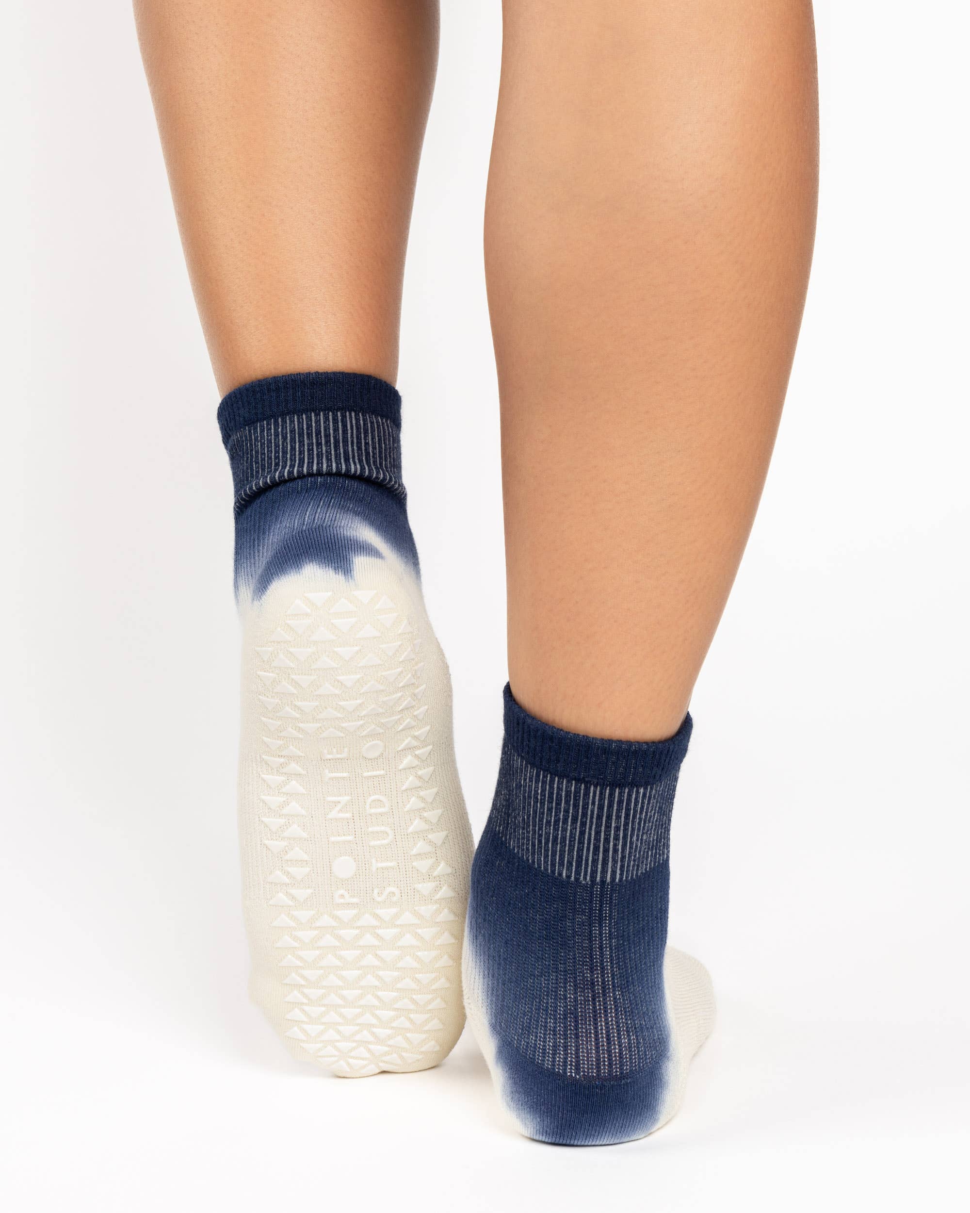 Cameron Ankle Grip Sock - Blue Ribbon