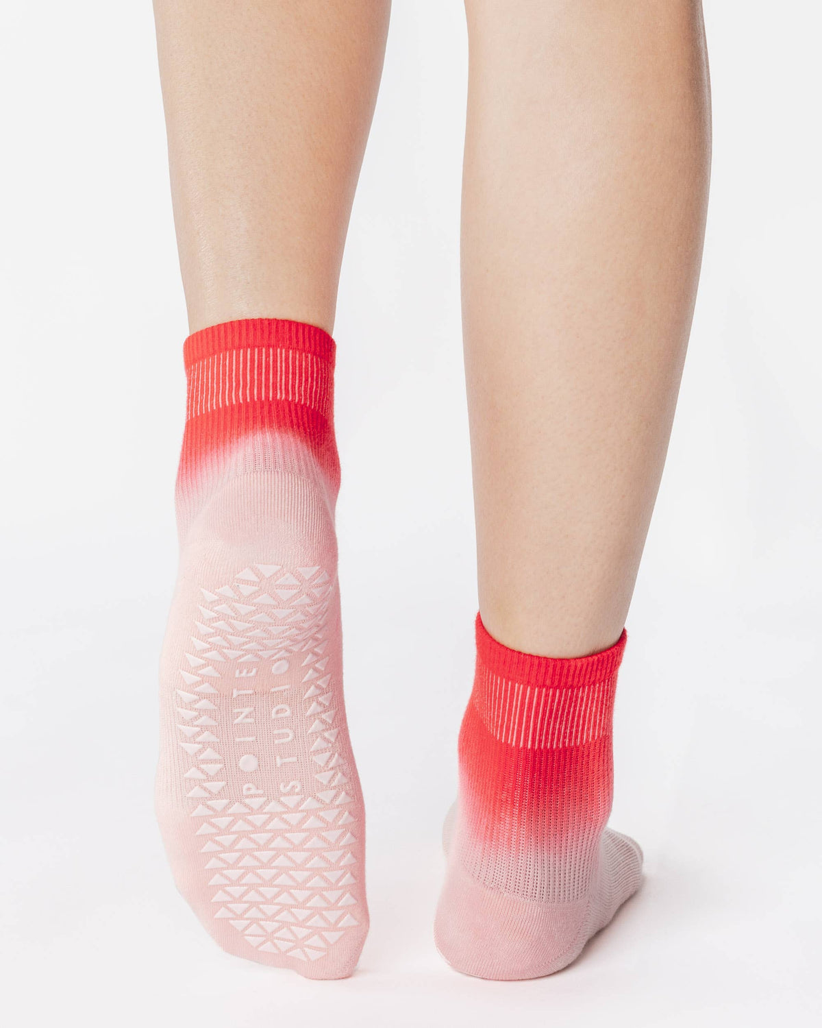 Cameron Ankle Grip Sock - Pink