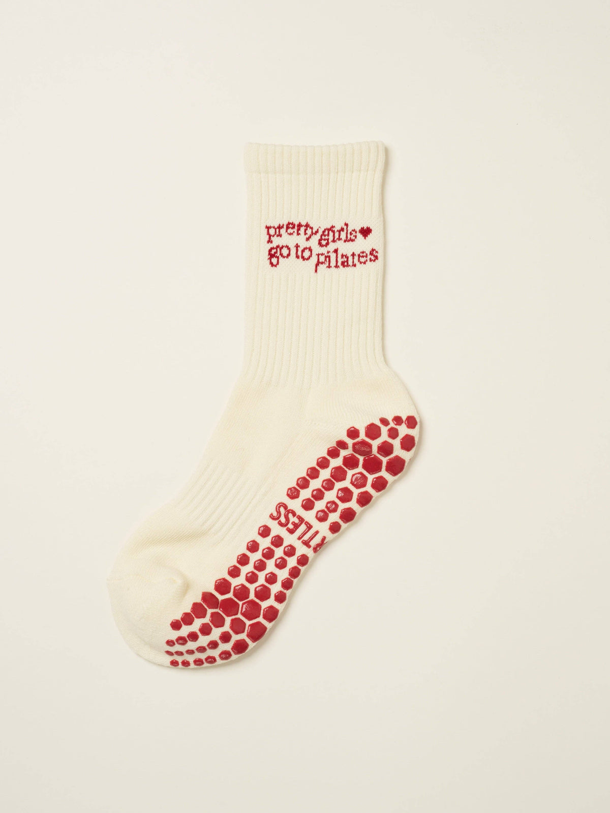 🩰 Pilates Girl Grip Sock - Red