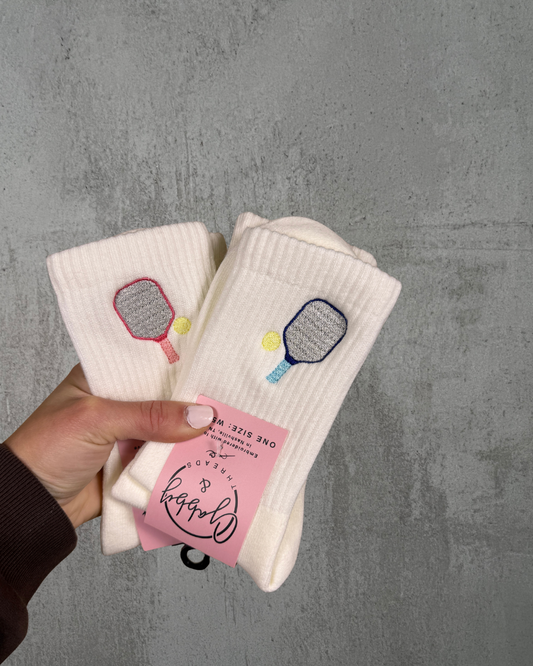 Pickleball Paddle Grip Socks
