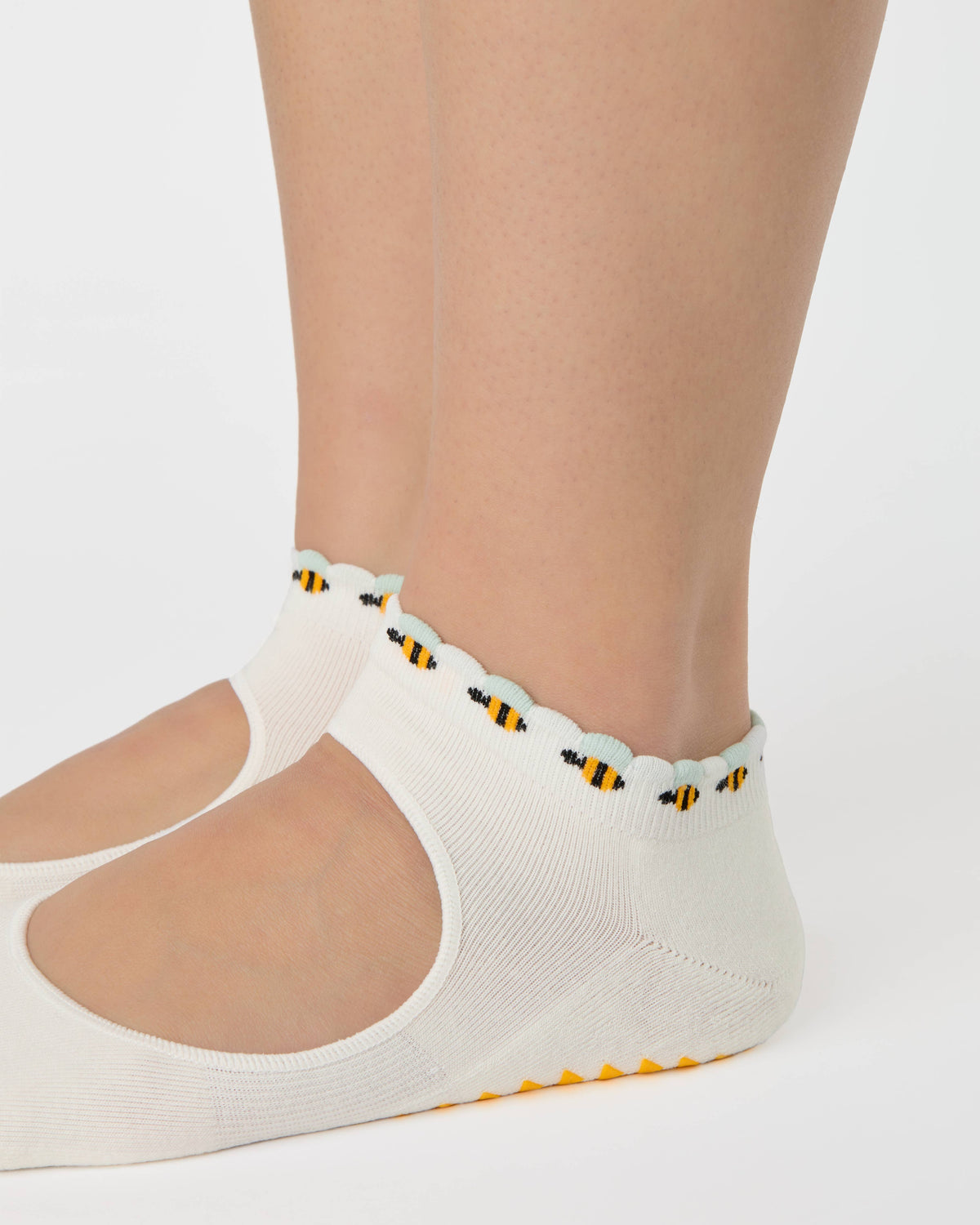 Icon Cuff Strap Grip Sock | Bee