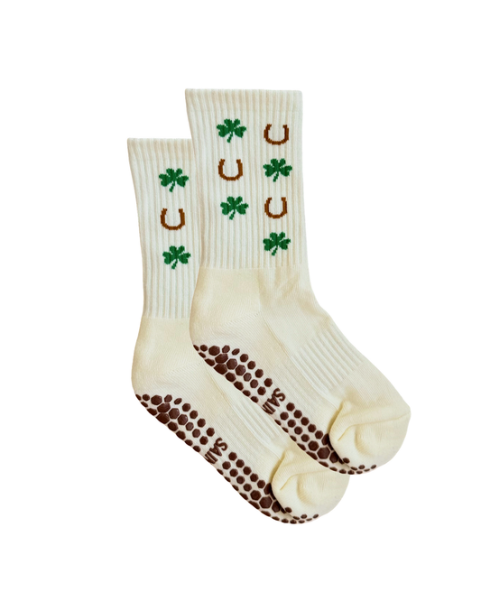Lucky Charm Grip Socks